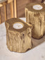 Hamilton Interiors Accessories Akola Set Of Two Gold Tealight Holders House of Isabella UK