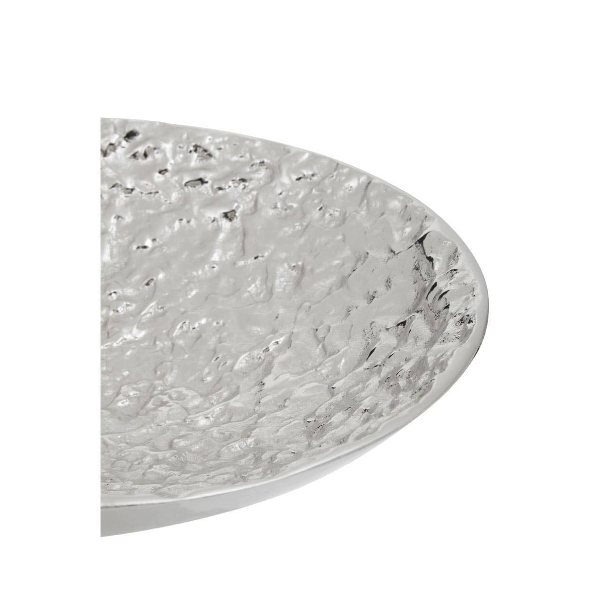 Hamilton Interiors Accessories Akola Silver Textured Decorative Bowl House of Isabella UK