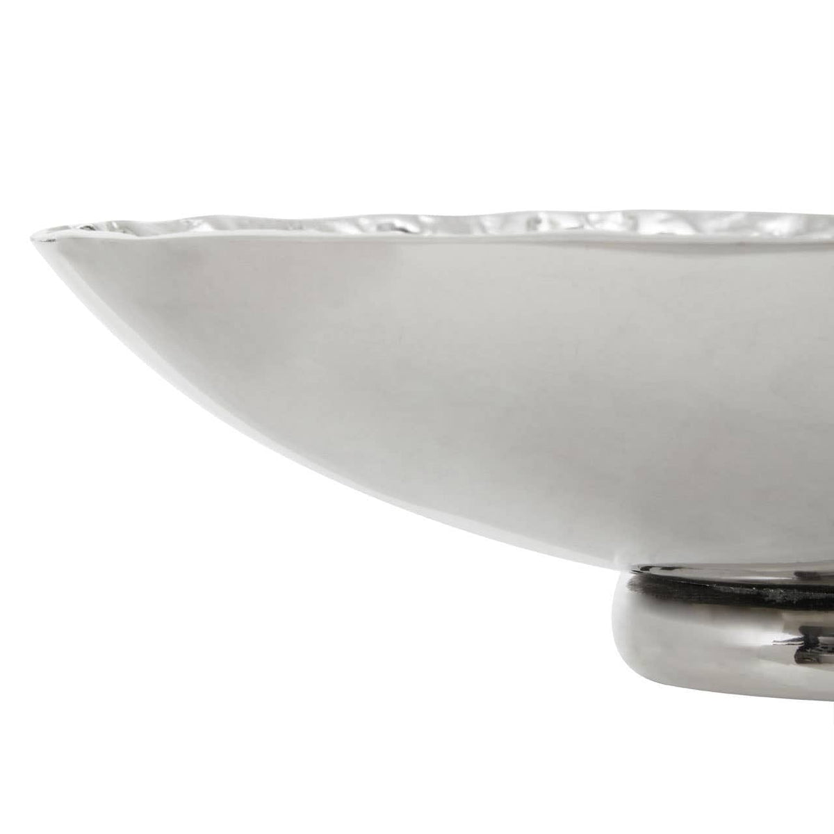 Hamilton Interiors Accessories Akola Silver Textured Decorative Bowl House of Isabella UK
