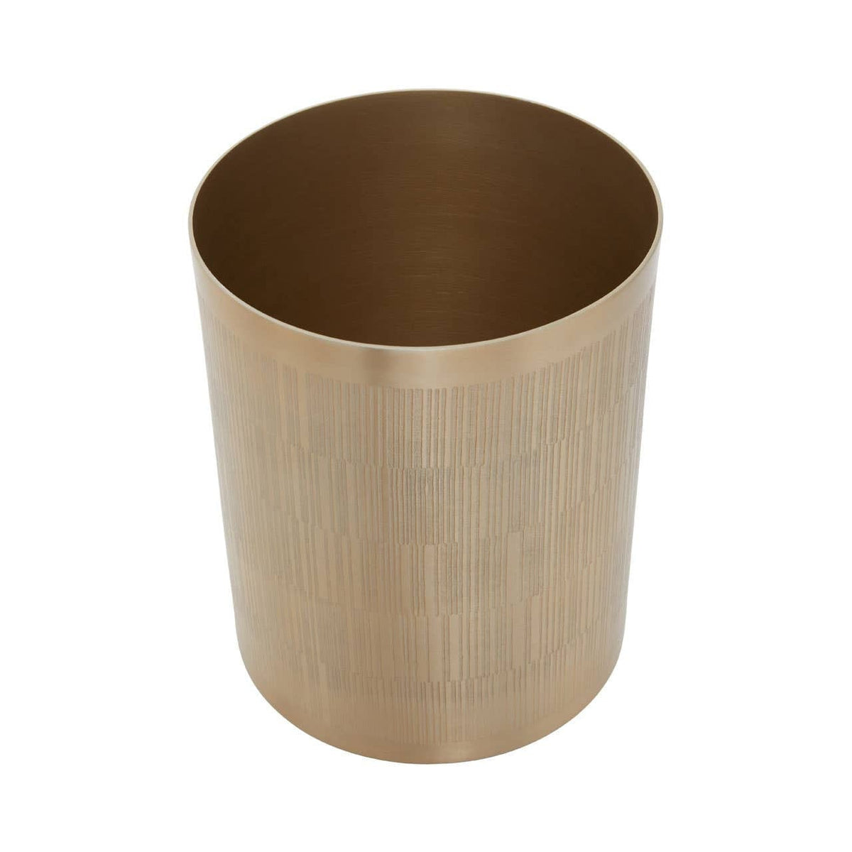 Hamilton Interiors Accessories Allegra Champagne Finish Waste Bin House of Isabella UK