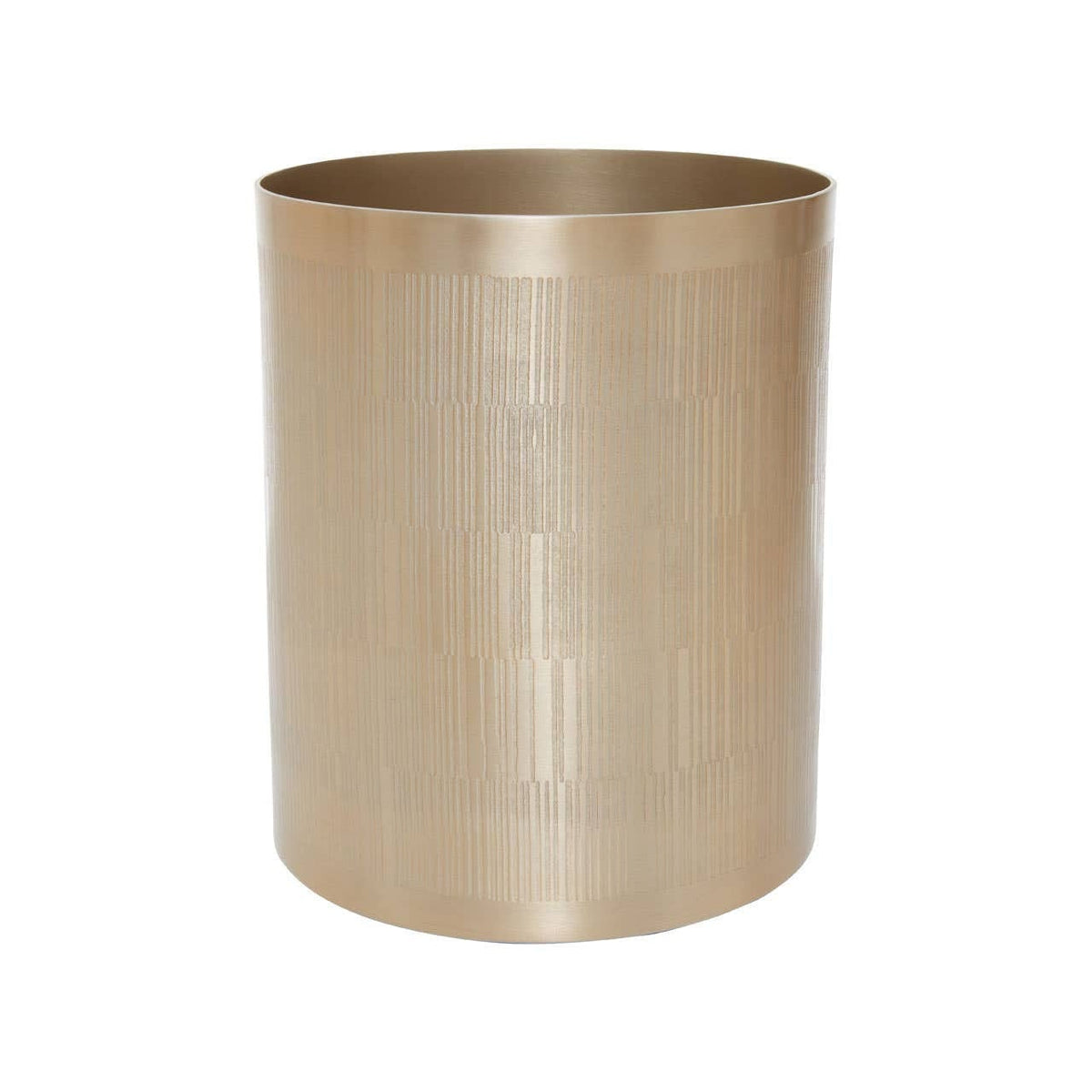 Hamilton Interiors Accessories Allegra Champagne Finish Waste Bin House of Isabella UK