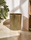 Hamilton Interiors Accessories Allegra Gold Finish Aluminium Round Waste Bin House of Isabella UK