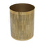 Hamilton Interiors Accessories Allegra Gold Finish Aluminium Round Waste Bin House of Isabella UK