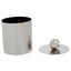 Hamilton Interiors Accessories Amreli Large Vertical Textured Silver Metal Trinket Box House of Isabella UK