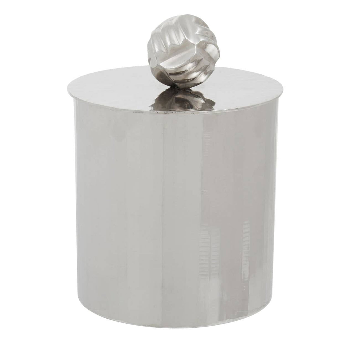 Hamilton Interiors Accessories Amreli Large Vertical Textured Silver Metal Trinket Box House of Isabella UK