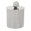 Hamilton Interiors Accessories Amreli Large Vertical Textured Silver Metal Trinket Box House of Isabella UK