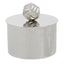 Hamilton Interiors Accessories Amreli Small Vertical Textured Silver Metal Trinket Box House of Isabella UK