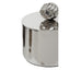 Hamilton Interiors Accessories Amreli Small Vertical Textured Silver Metal Trinket Box House of Isabella UK