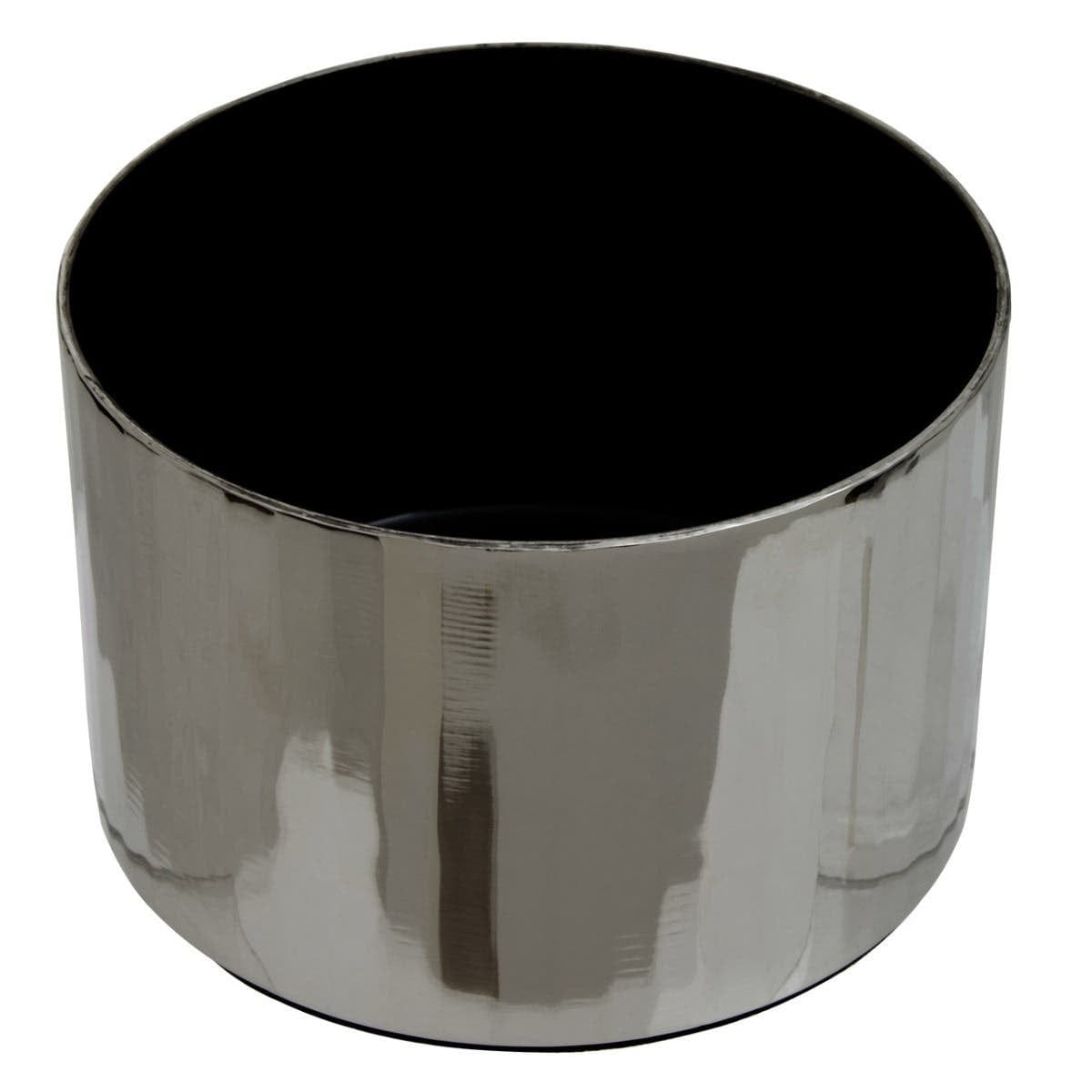 Hamilton Interiors Accessories Amreli Small Vertical Textured Silver Metal Trinket Box House of Isabella UK