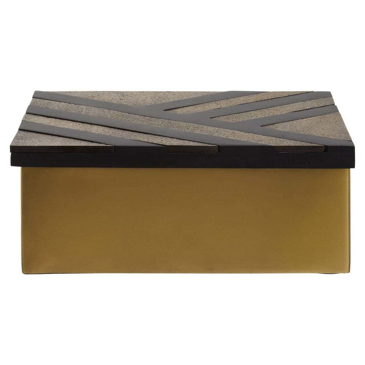 Hamilton Interiors Accessories Aris Small Black and Gold Storage Box House of Isabella UK