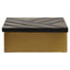 Hamilton Interiors Accessories Aris Small Black and Gold Storage Box House of Isabella UK