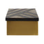 Hamilton Interiors Accessories Aris Small Black and Gold Storage Box House of Isabella UK