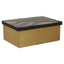 Hamilton Interiors Accessories Aris Small Black and Gold Storage Box House of Isabella UK