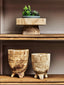 Hamilton Interiors Accessories Arlo Natural Engraved Round Bowl House of Isabella UK