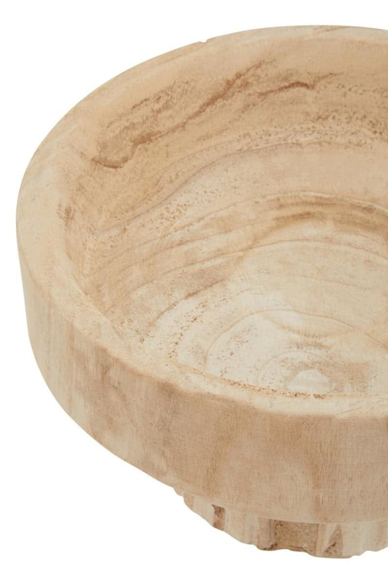 Hamilton Interiors Accessories Arlo Natural Engraved Round Bowl House of Isabella UK