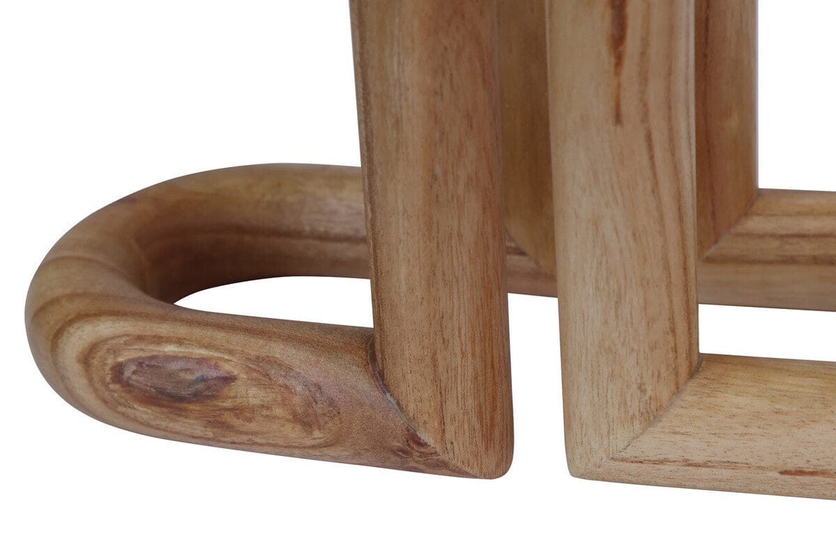 Hamilton Interiors Accessories Arlo Natural Wood Set Of 2 Bookends House of Isabella UK