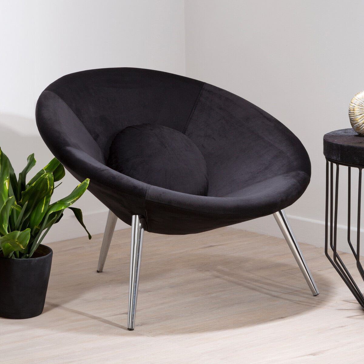 Hamilton Interiors Accessories Arto Conic Black Chair House of Isabella UK
