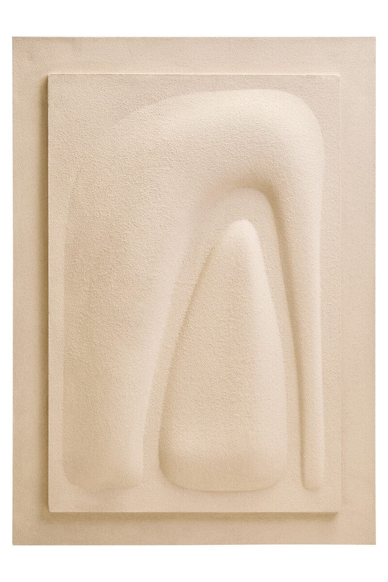 Hamilton Interiors Accessories Astratto 3D Cream Wall Art House of Isabella UK
