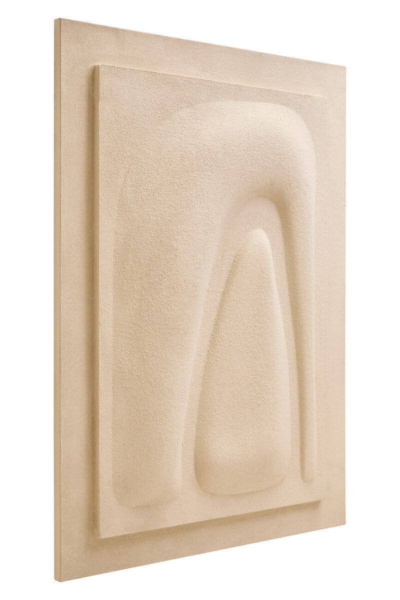 Hamilton Interiors Accessories Astratto 3D Cream Wall Art House of Isabella UK