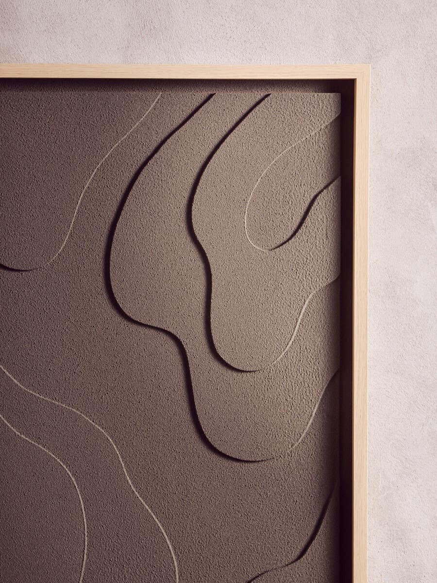 Hamilton Interiors Accessories Astratto 3D Effect Green Wall Art House of Isabella UK