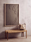 Hamilton Interiors Accessories Astratto 3D Effect Green Wall Art House of Isabella UK