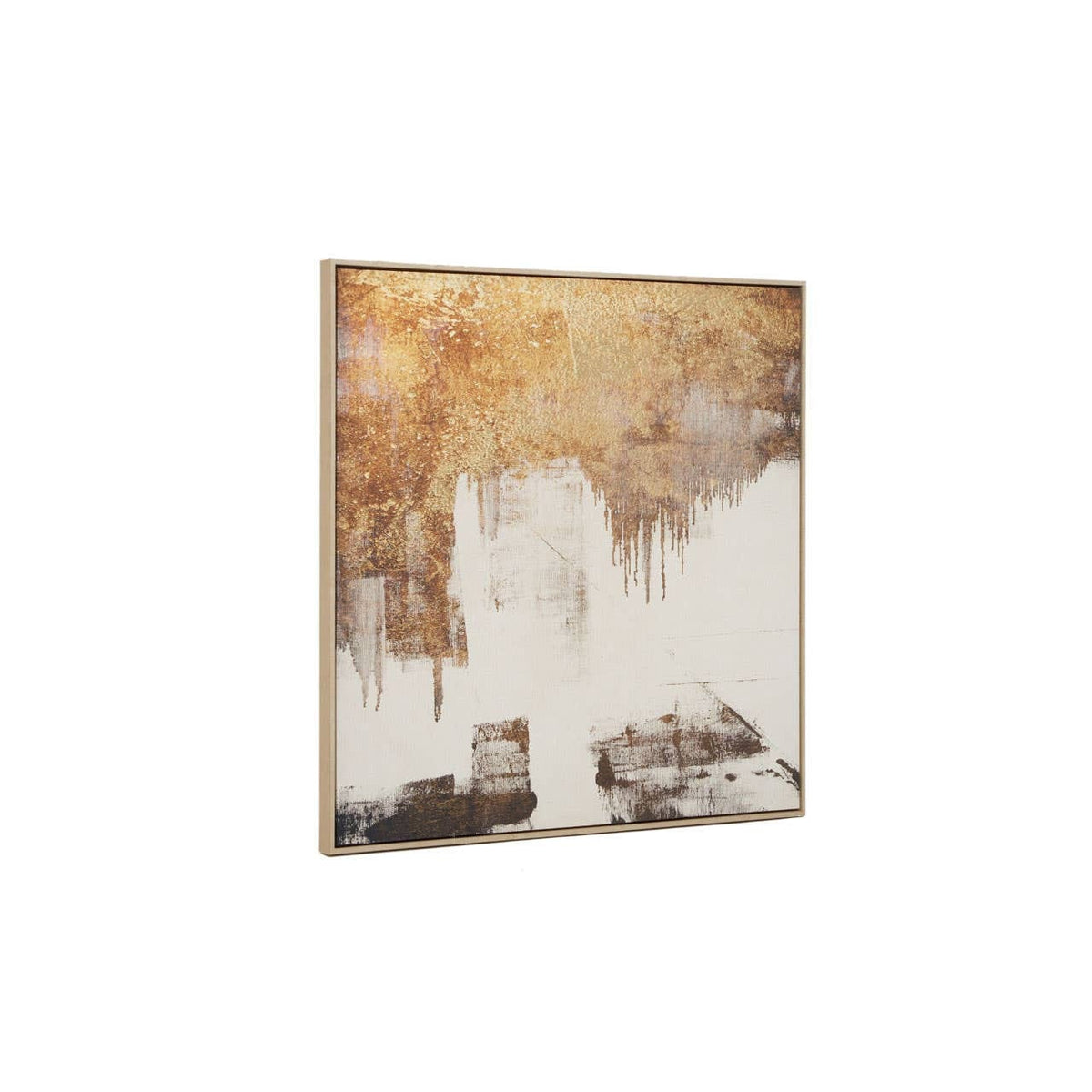 Hamilton Interiors Accessories Astratto Abstract Gold Foil Wall Art House of Isabella UK