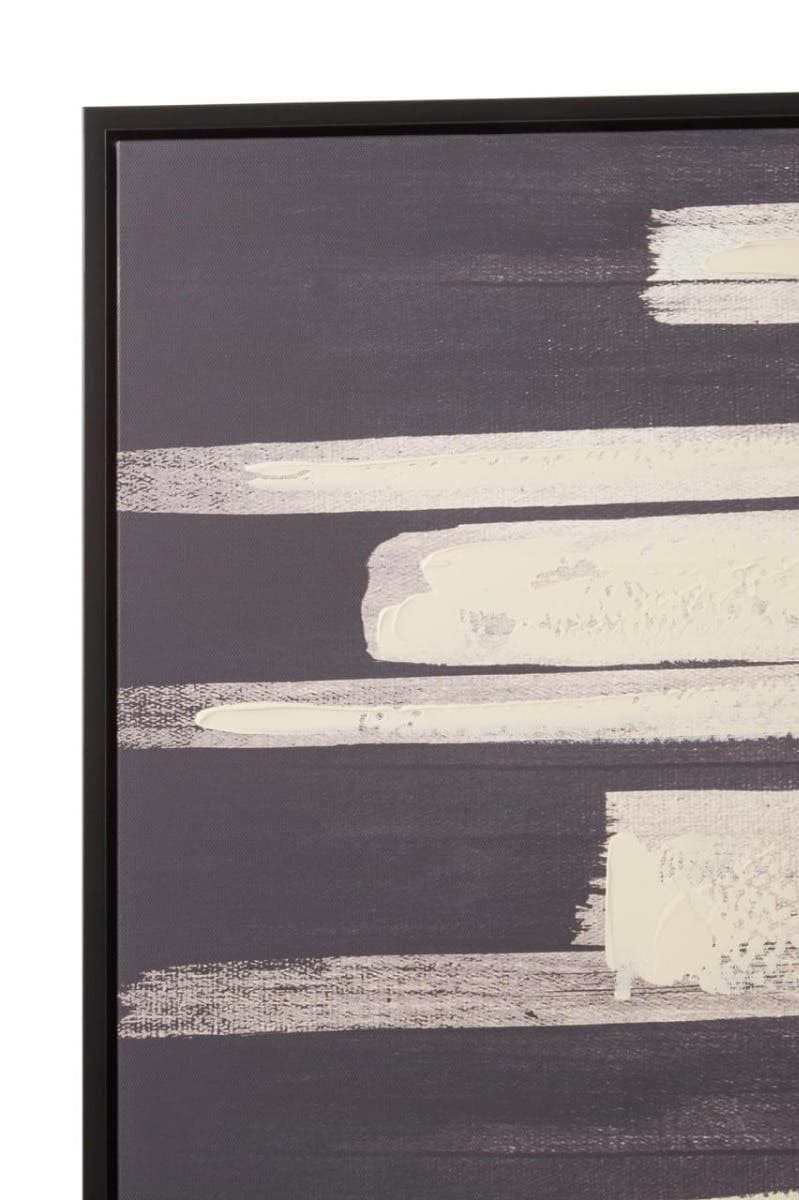 Hamilton Interiors Accessories Astratto Black and Natural Canvas Wall Art House of Isabella UK