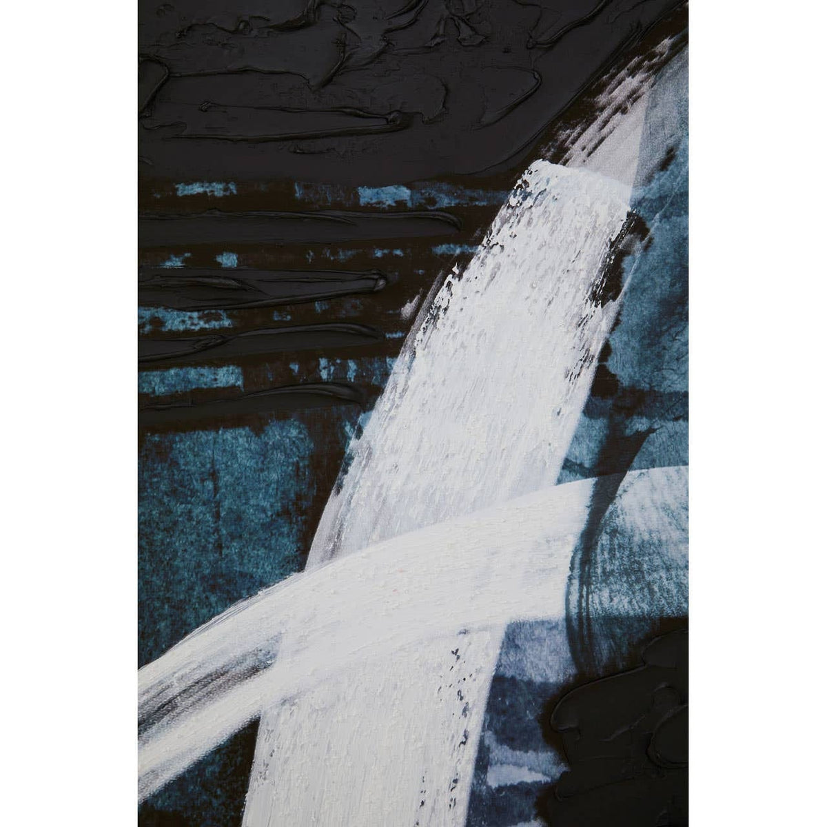Hamilton Interiors Accessories Astratto Blue and Black Wall Art House of Isabella UK