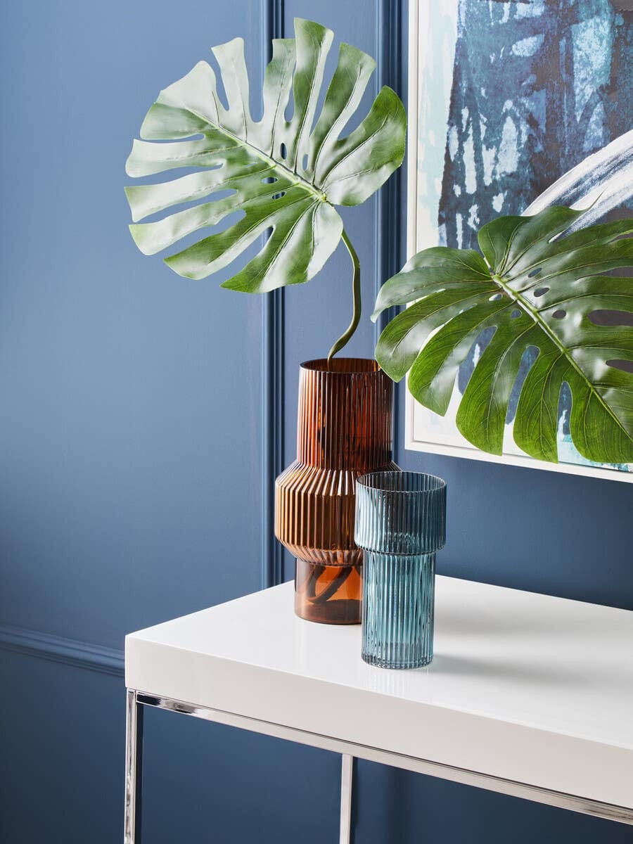 Hamilton Interiors Accessories Astratto Blue and Black Wall Art House of Isabella UK