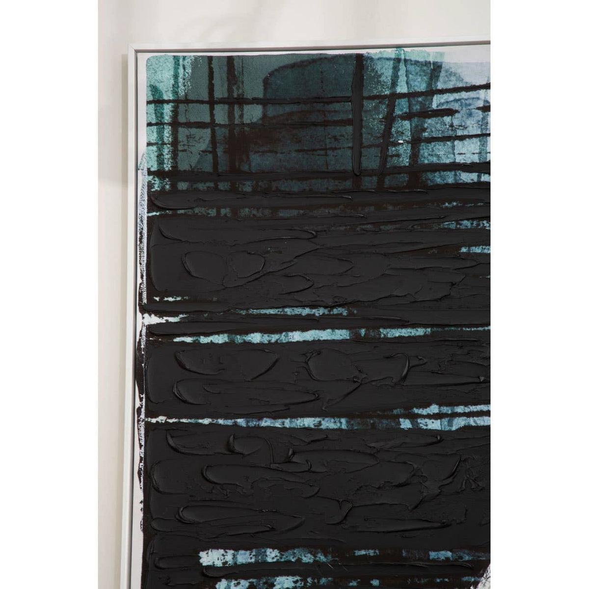 Hamilton Interiors Accessories Astratto Blue and Black Wall Art House of Isabella UK