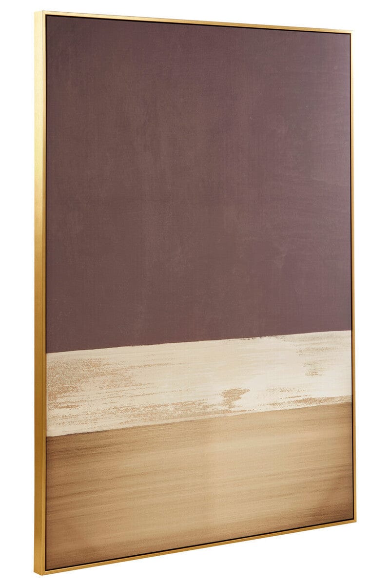 Hamilton Interiors Accessories Astratto Canvas Gold and Grey Foil Wall Art House of Isabella UK