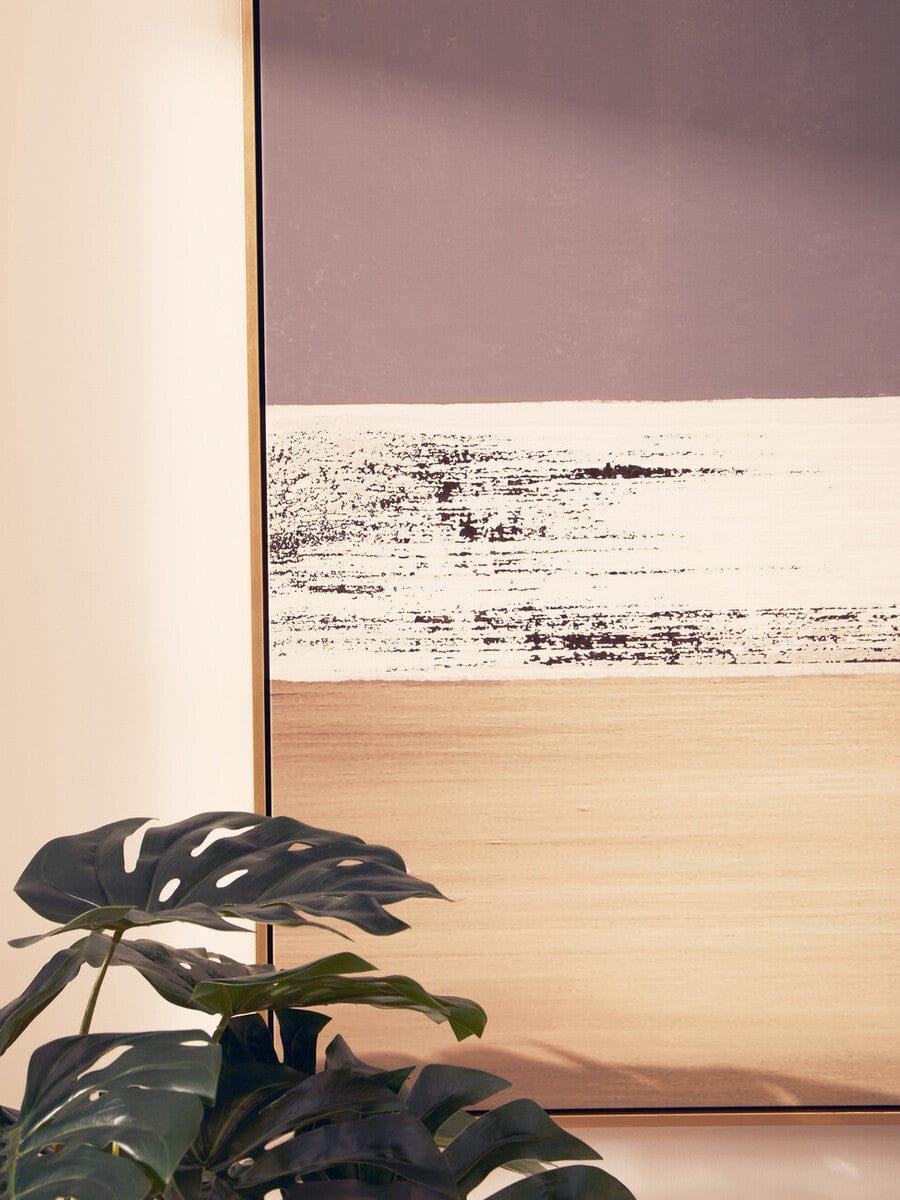 Hamilton Interiors Accessories Astratto Canvas Gold and Grey Foil Wall Art House of Isabella UK