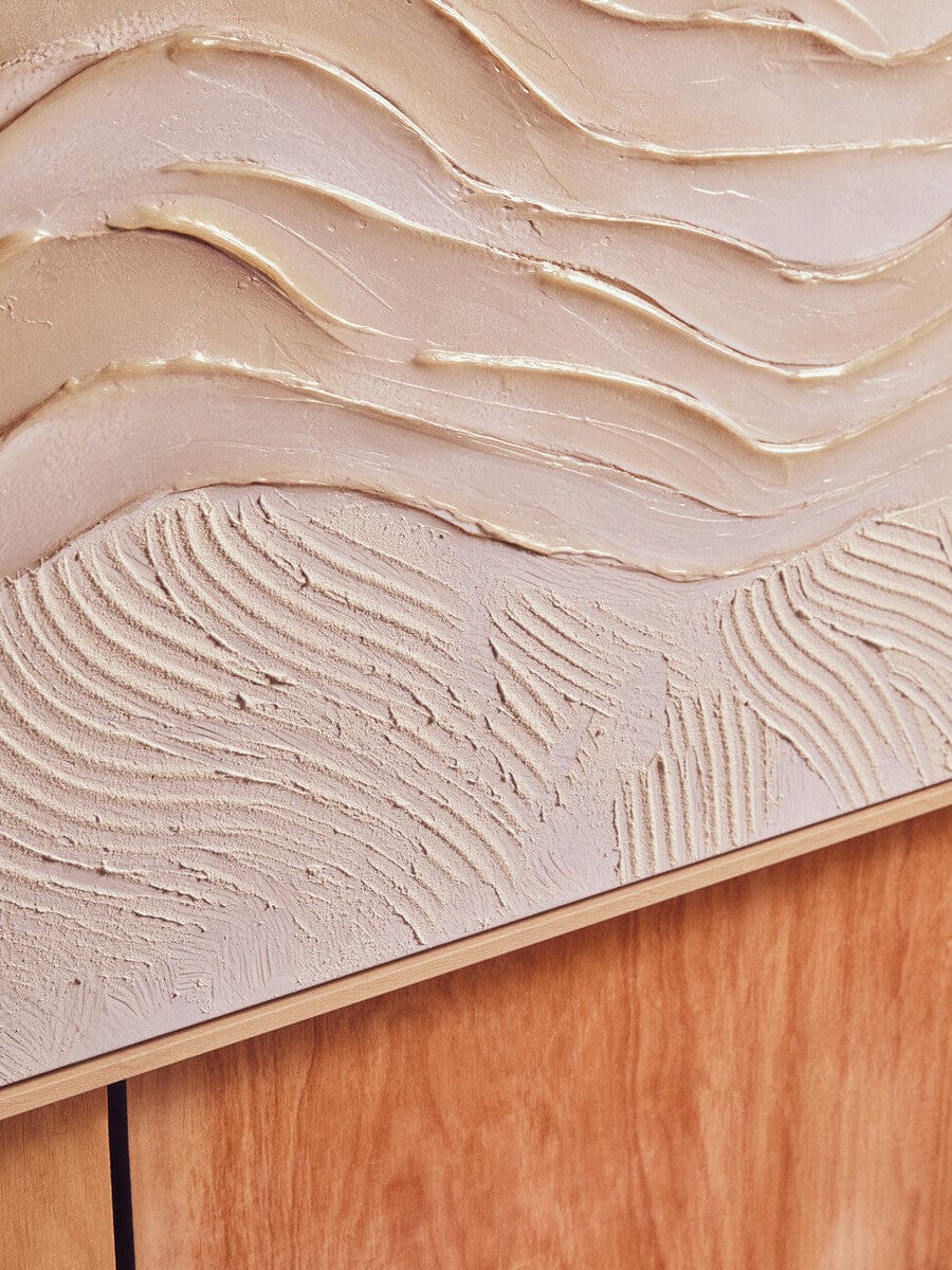 Hamilton Interiors Accessories Astratto Cream Textured Wall Art House of Isabella UK