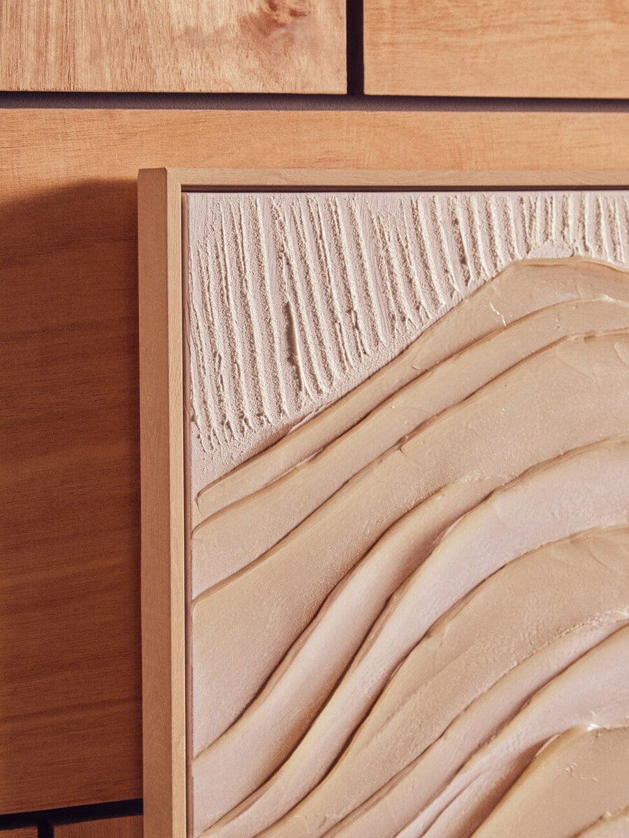 Hamilton Interiors Accessories Astratto Cream Textured Wall Art House of Isabella UK