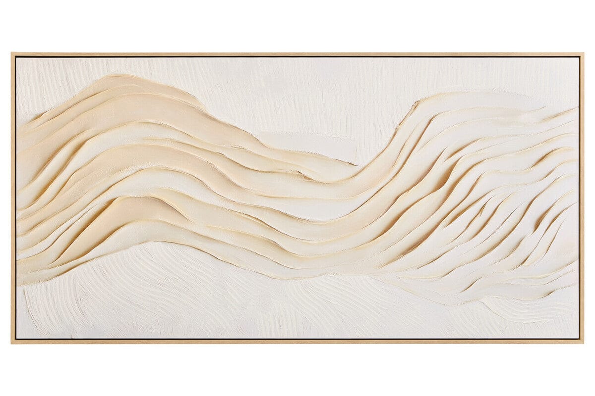 Hamilton Interiors Accessories Astratto Cream Textured Wall Art House of Isabella UK