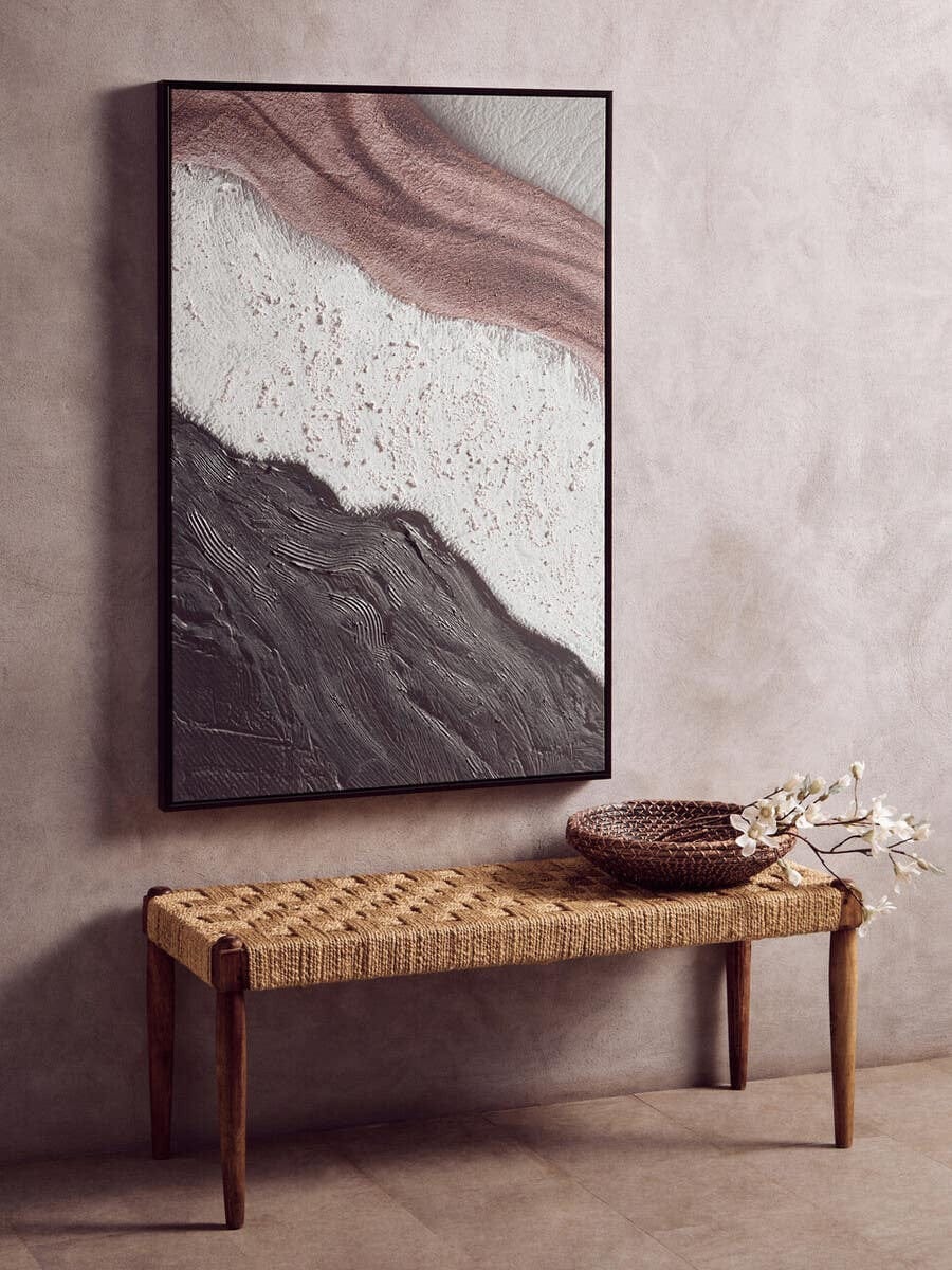 Hamilton Interiors Accessories Astratto Earthy Tones Textured Wall Art House of Isabella UK