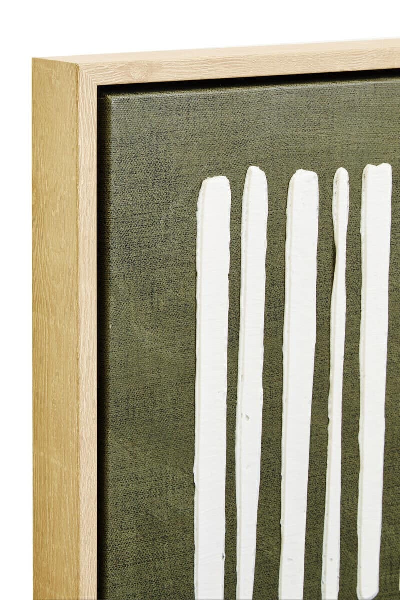 Hamilton Interiors Accessories Astratto Green and Natural Textured Canvas Wall Art House of Isabella UK