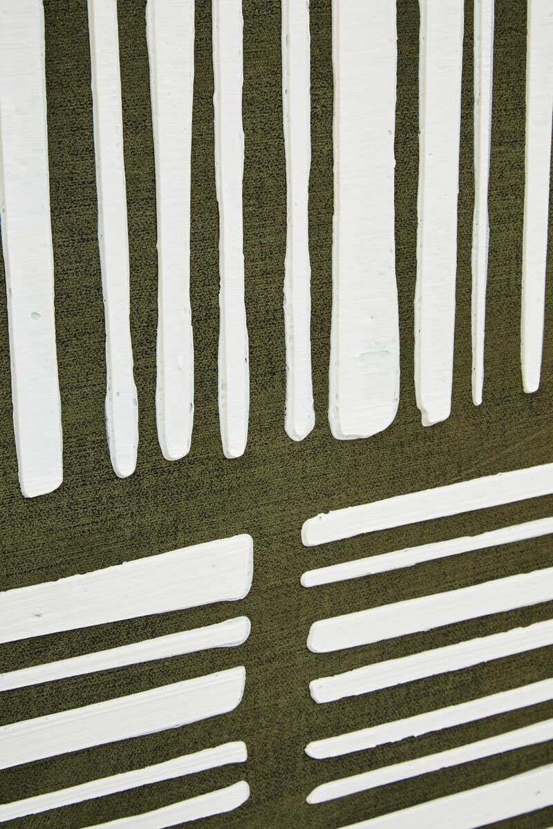 Hamilton Interiors Accessories Astratto Green and Natural Textured Canvas Wall Art House of Isabella UK