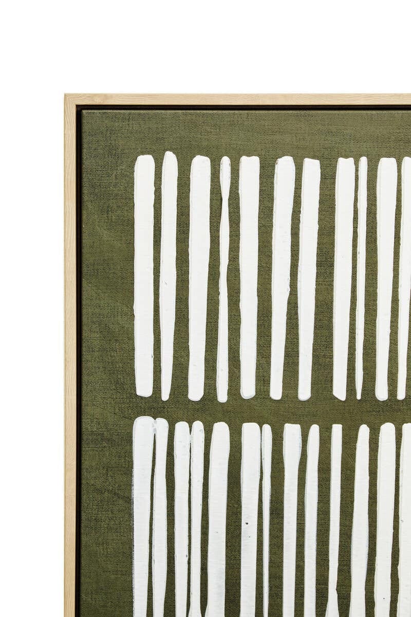 Hamilton Interiors Accessories Astratto Green and Natural Textured Canvas Wall Art House of Isabella UK
