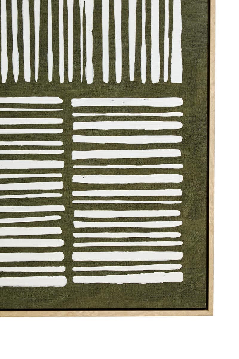 Hamilton Interiors Accessories Astratto Green and Natural Textured Canvas Wall Art House of Isabella UK