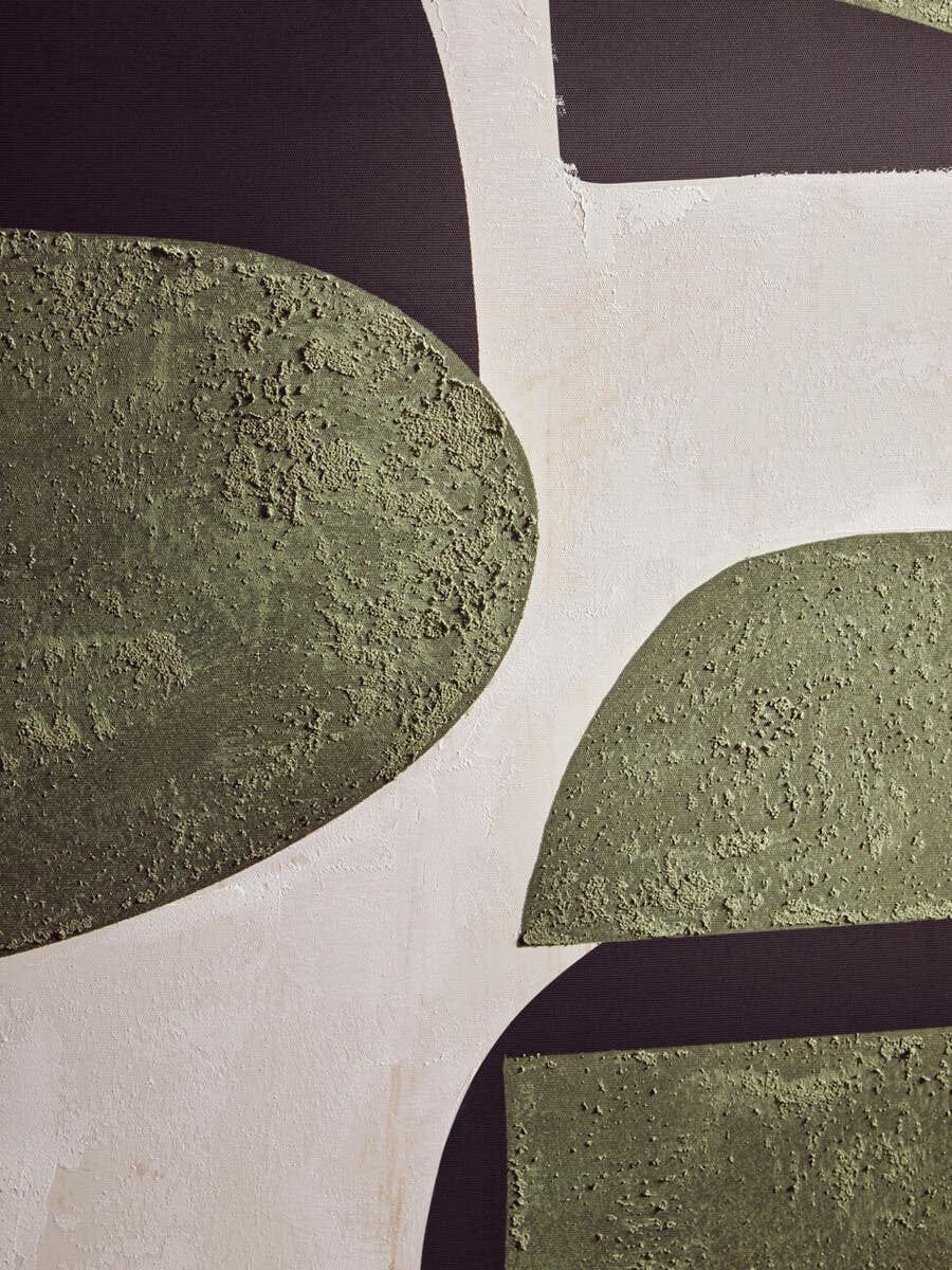 Hamilton Interiors Accessories Astratto Green Textured Abstract Wall Art House of Isabella UK