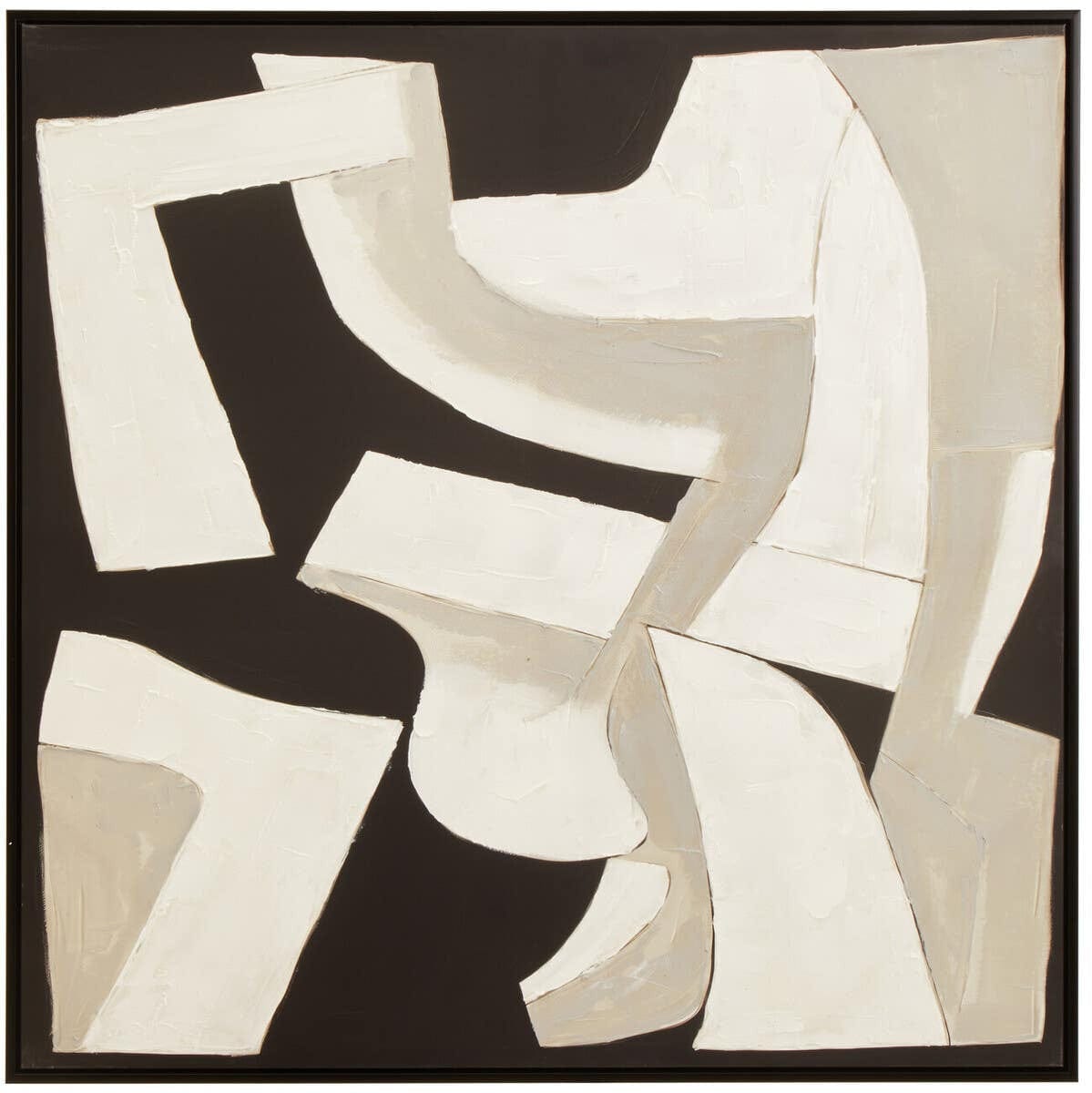 Hamilton Interiors Accessories Astratto Monochrome Abstract Textured Wall Art House of Isabella UK