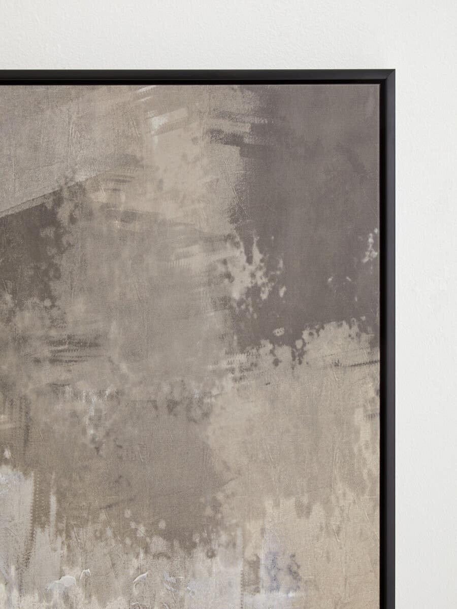 Hamilton Interiors Accessories Astratto Monochrome Textured Canvas Wall Art House of Isabella UK