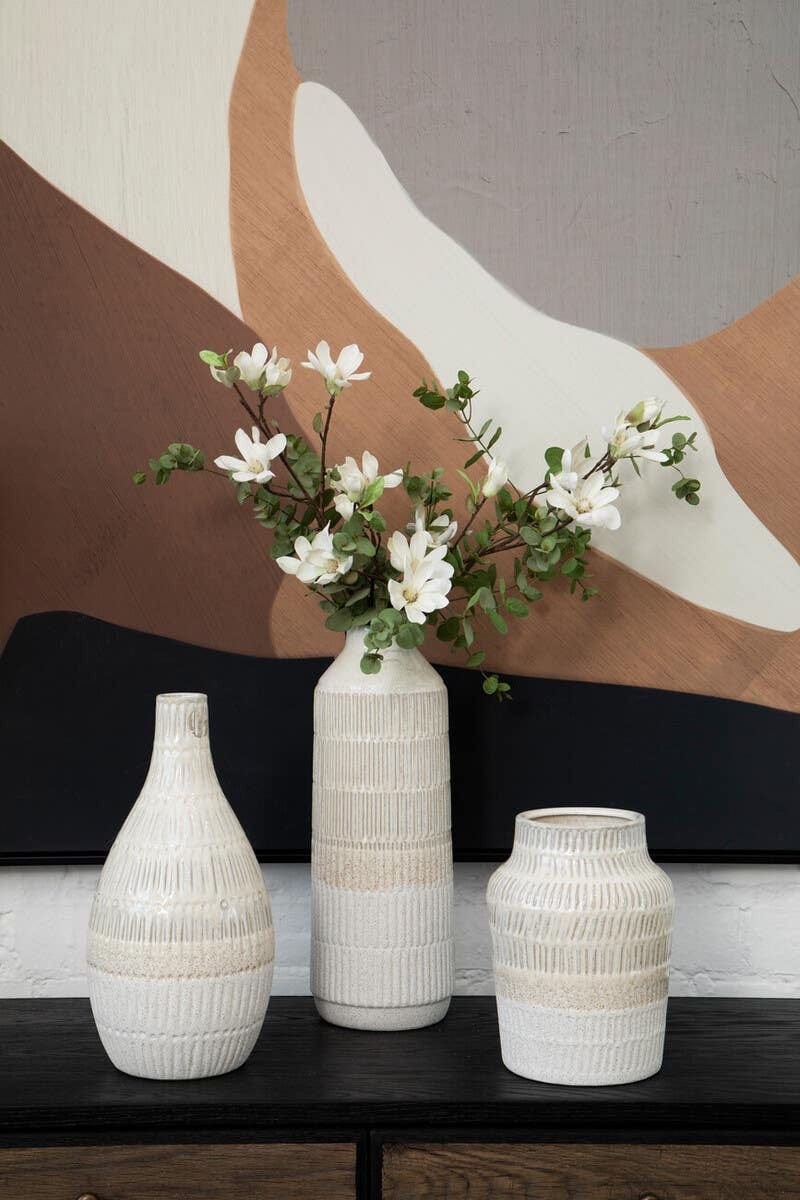 Hamilton Interiors Accessories Astratto Neutral Abstract Canvas Wall Art House of Isabella UK