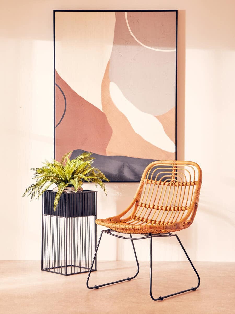 Hamilton Interiors Accessories Astratto Neutral Abstract Canvas Wall Art House of Isabella UK