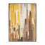 Hamilton Interiors Accessories Astratto Ochre Canvas Wall Art House of Isabella UK