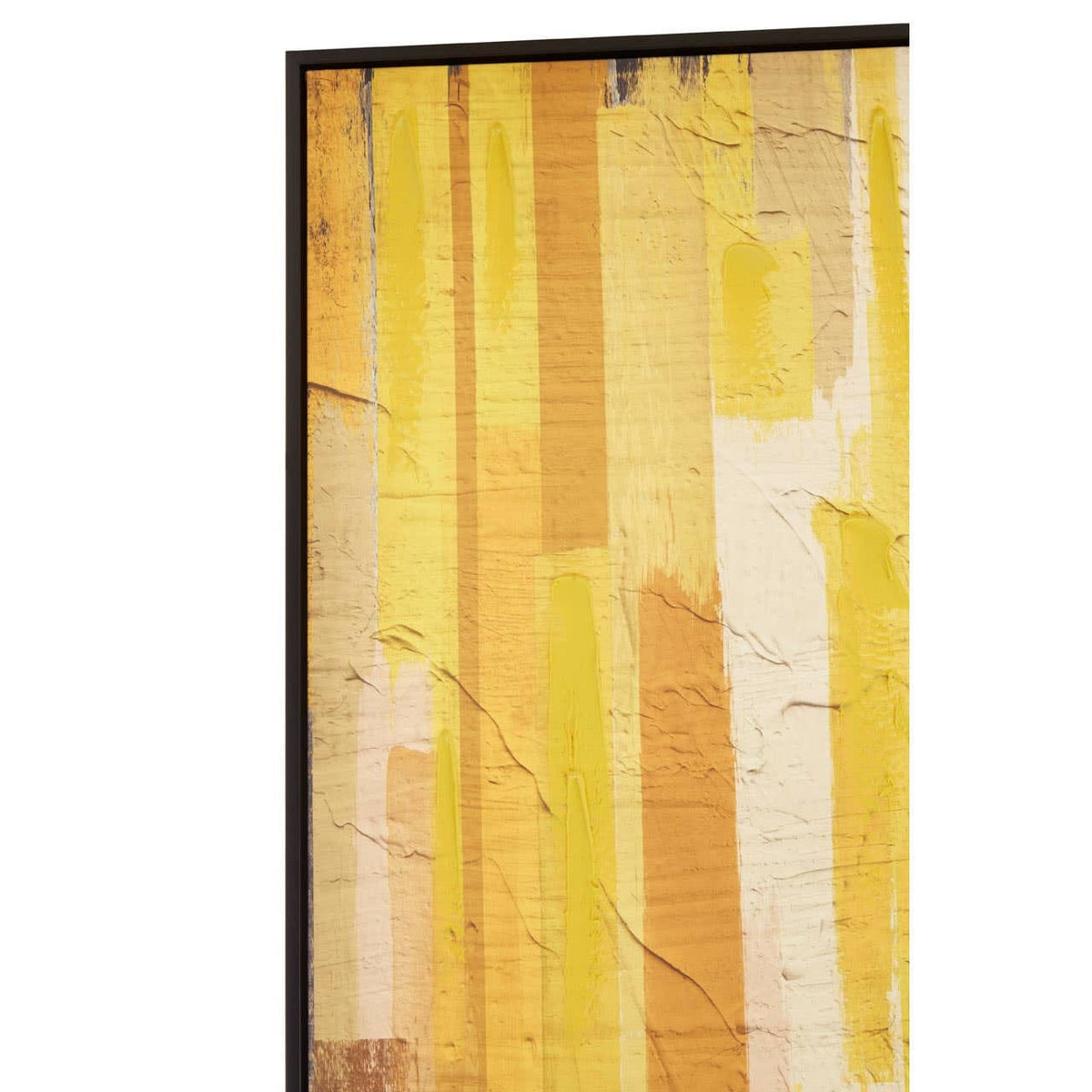 Hamilton Interiors Accessories Astratto Ochre Canvas Wall Art House of Isabella UK