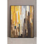 Hamilton Interiors Accessories Astratto Ochre Canvas Wall Art House of Isabella UK