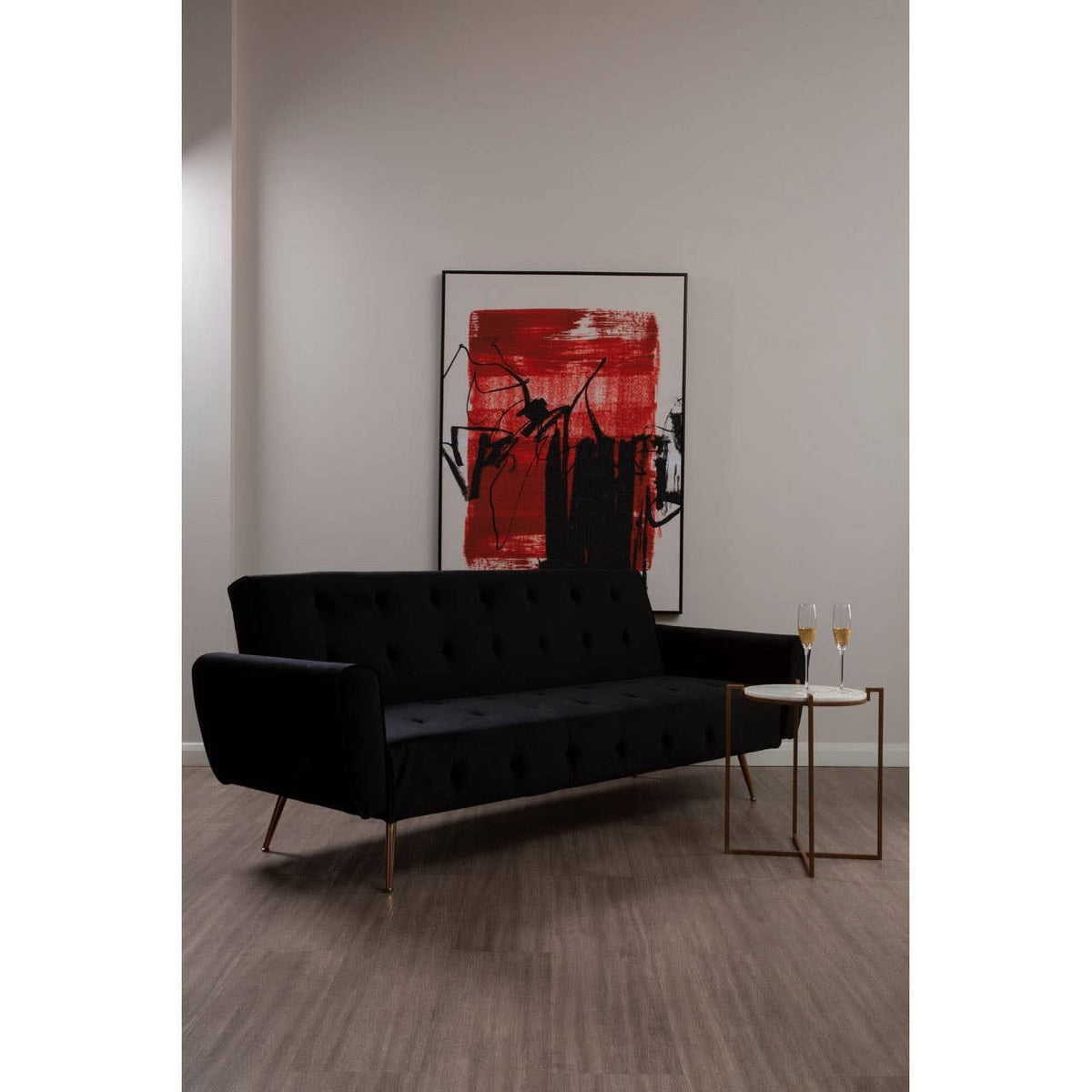 Hamilton Interiors Accessories Astratto Red And Black Wall Art House of Isabella UK