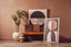 Hamilton Interiors Accessories Astratto Set Of 2 Brown and Black Textured Wall Art House of Isabella UK